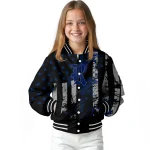 custom rice owls star stripes navy blue black varsity jacket best selling