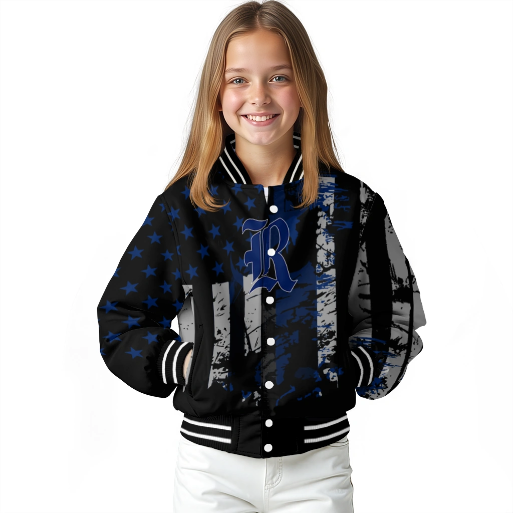 custom rice owls star stripes navy blue black varsity jacket top rated custom rice owls star stripes navy blue black varsity jacket top rated