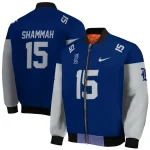 custom rice owls team patch navy blue bomber jacket best selling