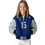 custom rice owls team patch navy blue bomber jacket best selling