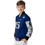 custom rice owls team patch navy blue bomber jacket best selling