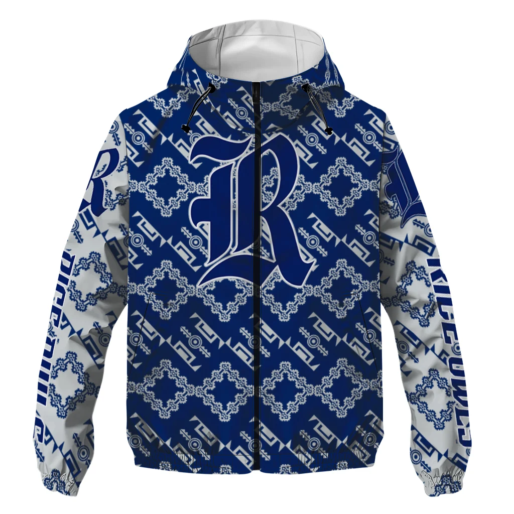 custom rice owls trellis mesh navy blue windbreaker jacket best selling custom rice owls trellis mesh navy blue windbreaker jacket best selling