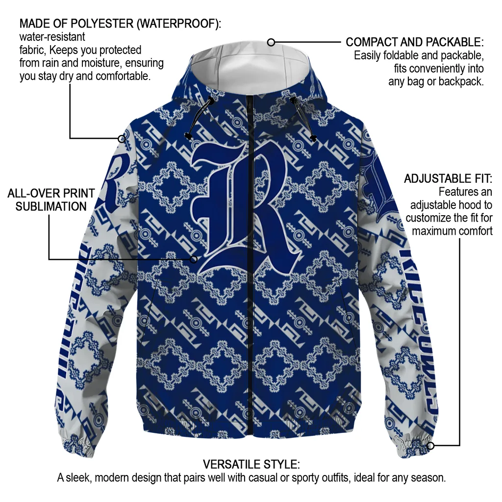 custom rice owls trellis mesh navy blue windbreaker jacket new arrival custom rice owls trellis mesh navy blue windbreaker jacket new arrival