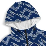custom rice owls trellis mesh navy blue windbreaker jacket best selling