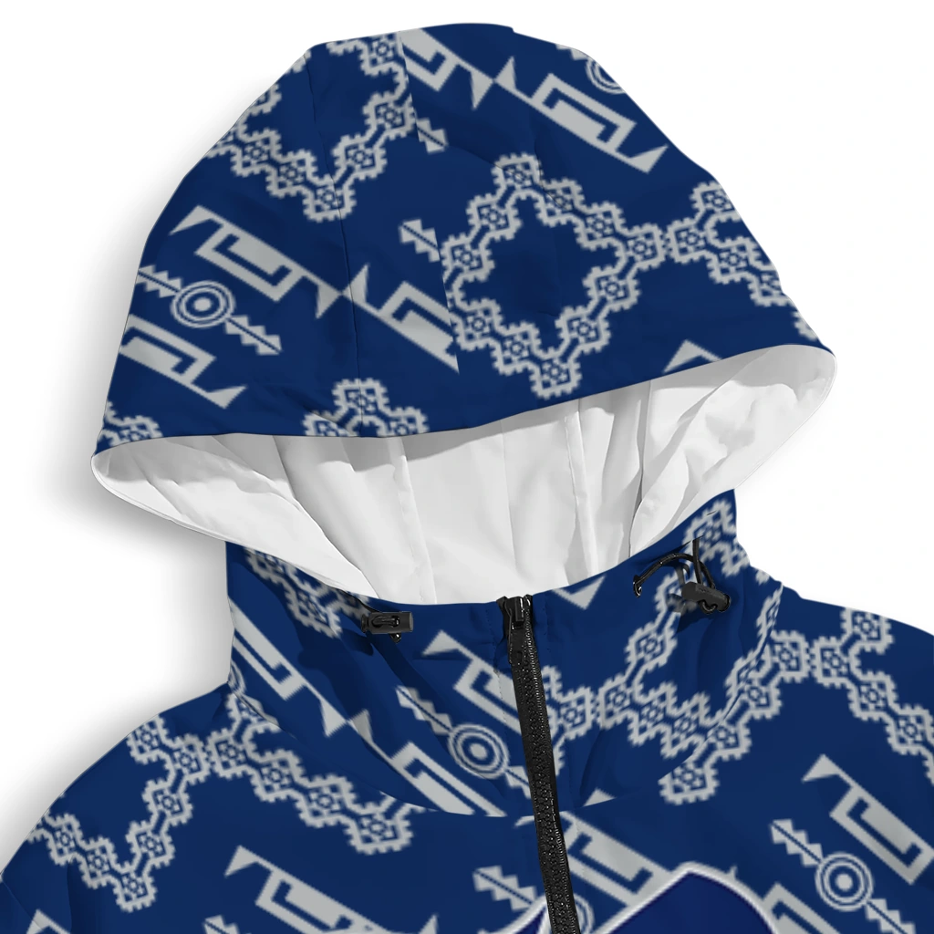 custom rice owls trellis mesh navy blue windbreaker jacket premium grade custom rice owls trellis mesh navy blue windbreaker jacket premium grade