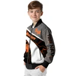 custom sam houston bearkats electric flash orange bomber jacket best selling