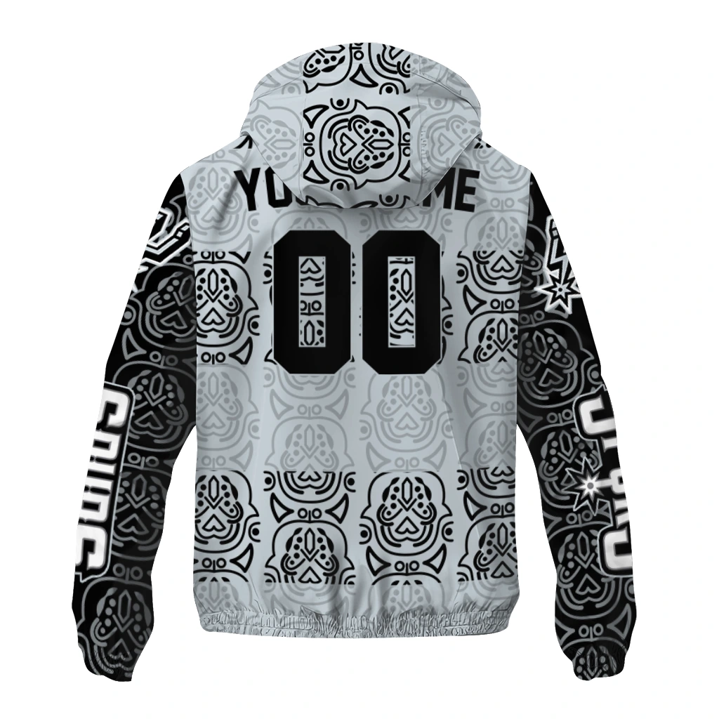 custom san antonio spurs cat eyes silver windbreaker jacket fashion forward custom san antonio spurs cat eyes silver windbreaker jacket fashion forward