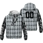 custom san antonio spurs lightning strike grid silver windbreaker jacket best selling