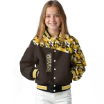 custom san diego padres camouflage print brown varsity jacket best selling