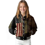 custom san diego padres flag wood brown varsity jacket best selling