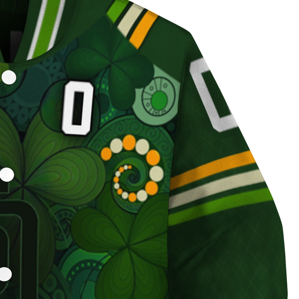 custom san diego padres shamrock vortex green varsity jacket premium grade custom san diego padres shamrock vortex green varsity jacket premium grade