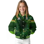 custom san diego padres shamrock vortex green varsity jacket best selling