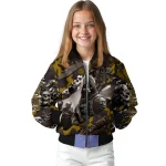 custom san diego padres skull horde brown bomber jacket best selling