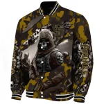 custom san diego padres skull horde brown varsity jacket best selling