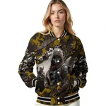 custom san diego padres skull horde brown varsity jacket best selling