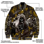 custom san diego padres skull horde brown varsity jacket best selling