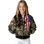 custom san diego state aztecs patriot deer camouflage bomber jacket best selling