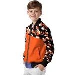 custom san francisco giants camouflage print orange bomber jacket best selling