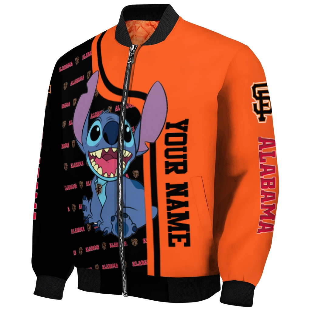 custom san francisco giants stitch laughing orange bomber jacket fashion forward custom san francisco giants stitch laughing orange bomber jacket fashion forward