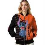 custom san francisco giants stitch laughing orange bomber jacket best selling