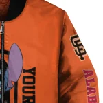 custom san francisco giants stitch laughing orange bomber jacket best selling