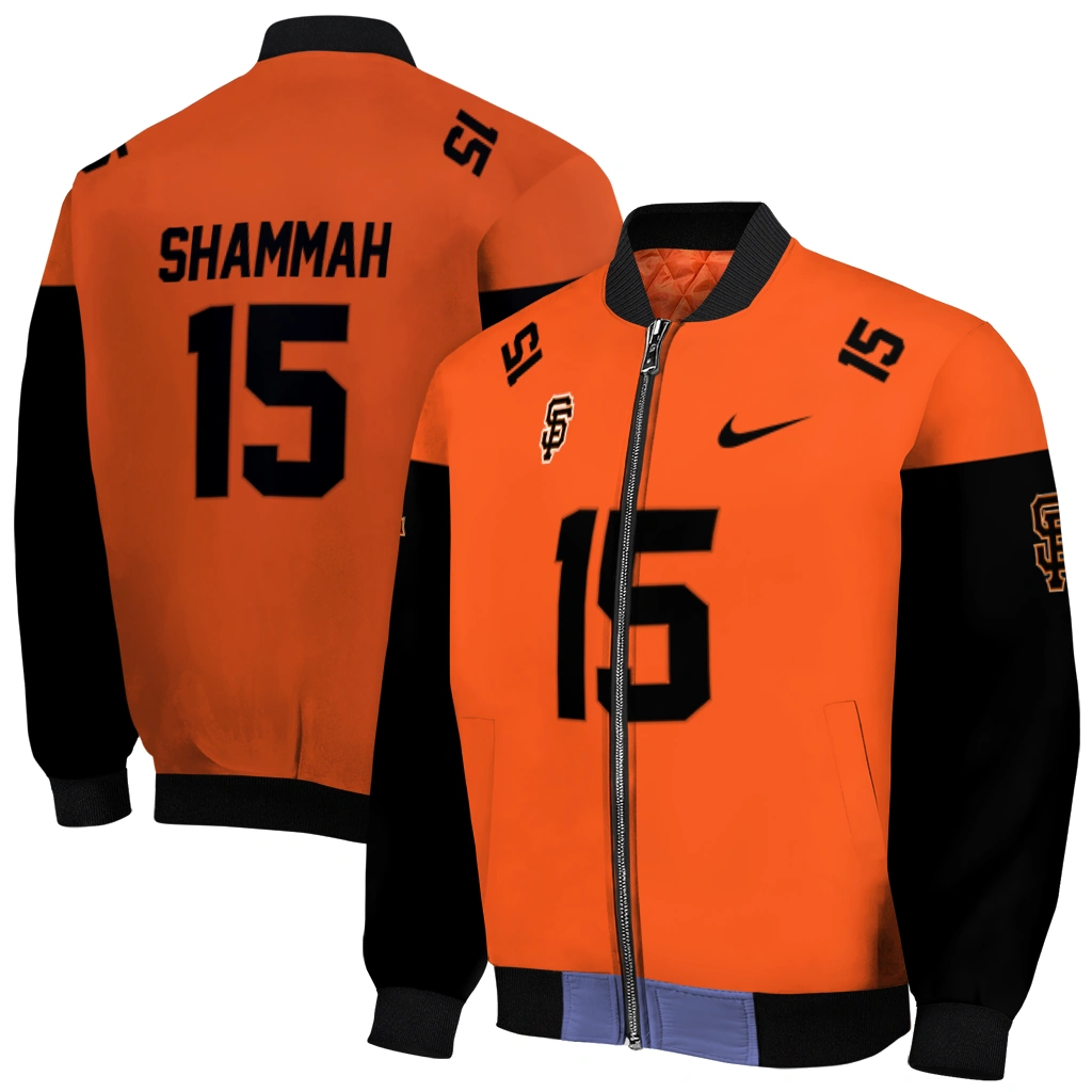 custom san francisco giants team patch orange bomber jacket best selling custom san francisco giants team patch orange bomber jacket best selling