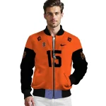 custom san francisco giants team patch orange bomber jacket best selling