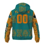 custom san jose sharks cat eyes teal windbreaker jacket best selling