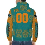 custom san jose sharks cat eyes teal windbreaker jacket best selling