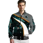 custom san jose sharks electric flash teal varsity jacket best selling