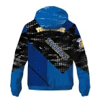 custom san jose state spartans arrow matrix blue black windbreaker jacket best selling