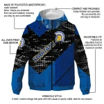 custom san jose state spartans arrow matrix blue black windbreaker jacket best selling