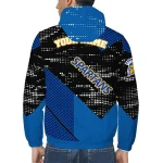 custom san jose state spartans arrow matrix blue black windbreaker jacket best selling