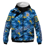custom san jose state spartans shark art blue windbreaker jacket best selling