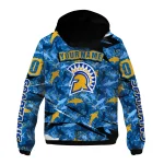 custom san jose state spartans shark art blue windbreaker jacket best selling