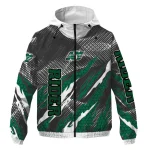 custom saskatchewan roughriders claw mesh green gray windbreaker jacket best selling