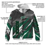 custom saskatchewan roughriders claw mesh green gray windbreaker jacket best selling