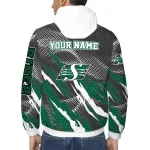 custom saskatchewan roughriders claw mesh green gray windbreaker jacket best selling