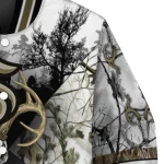 custom seattle kraken deer skull camouflage white varsity jacket best selling