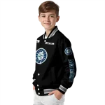 custom seattle mariners american flag skull black varsity jacket best selling