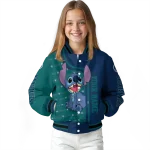 custom seattle mariners stitch laughing navy blue varsity jacket best selling
