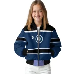 custom seattle mariners stripe statement navy blue black bomber jacket best selling