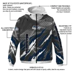 custom seattle seahawks claw mesh blue gray windbreaker jacket best selling