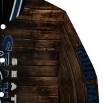 custom seattle seahawks flag wood brown varsity jacket best selling