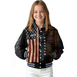 custom seattle seahawks flag wood brown varsity jacket best selling