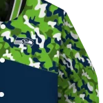 custom seattle seahawks freedom claw blue varsity jacket best selling