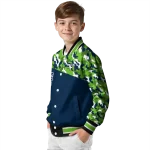 custom seattle seahawks freedom claw blue varsity jacket best selling