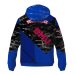 custom smu mustangs arrow matrix blue black windbreaker jacket best selling
