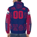 custom south alabama jaguars cat eyes blue windbreaker jacket best selling