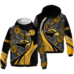 custom southern miss golden eagles blossoms helmet black windbreaker jacket best selling